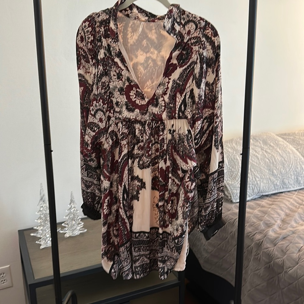Free People silk like dress